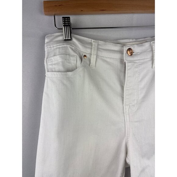 Ella Moss Womens White Jeans Size 4 Cotton & Spandex Blend - Picture 4 of 8